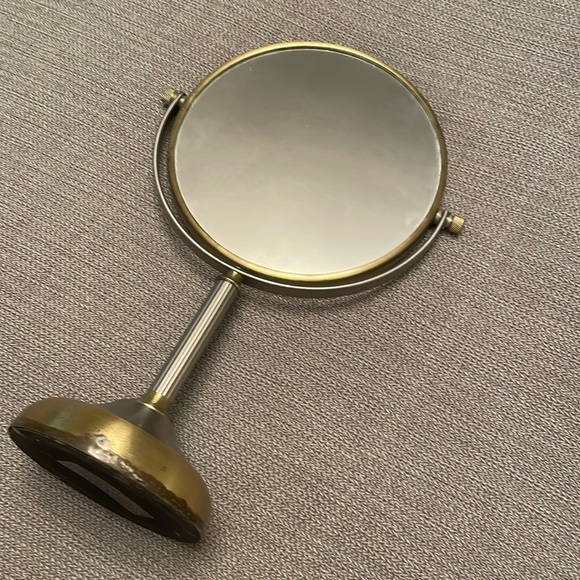 Vanity or Makeup Mirror Tabletop with 5x Magnification - Picture 1 of 11